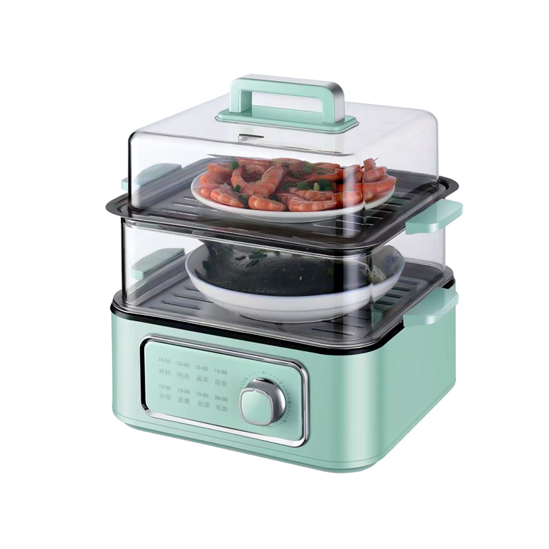 DH-003 Household multifunctional electric food steamer BPA-Free with 3 Tier Stackable Baskets