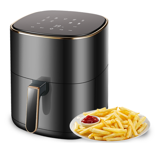 DH-518A SMART PROGRAMMABLE AIR FRYER WITH 12 PRESETS MENUS