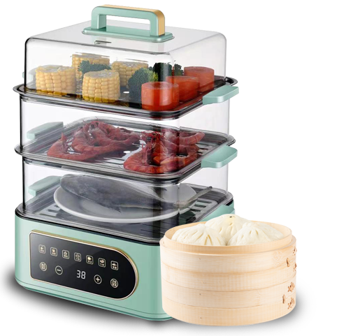 DH-003A MULTIFUNCTIONAL ELECTRIC FOOD STEAMER WITH 7 PRESETS