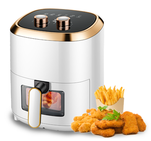 DH-618S 3.5L MECHANICAL AIR FRYER WITH TRANSPARENT VISUALIZATION WINDOW